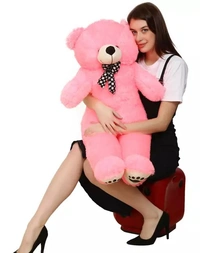New Pink teddy bear 3 feet for gift - 90 cm (Pink) - 3feet