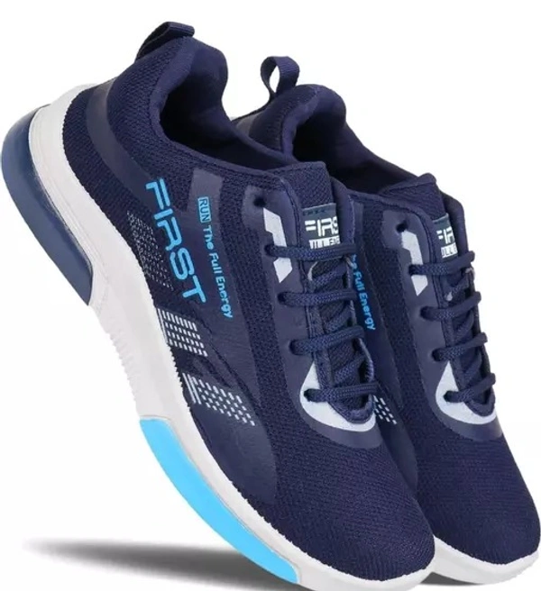 WALK HIGHER Trendy & Stylish Running Shoes For Men (Blue) - 7