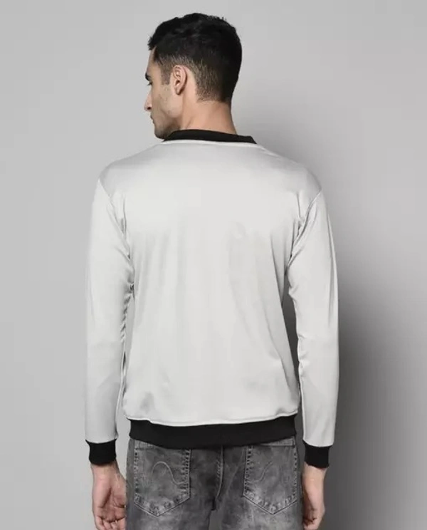 DANISH ZEHEN BOMBER STYLE ZIPPER T-SHIRT FOR MENS - L