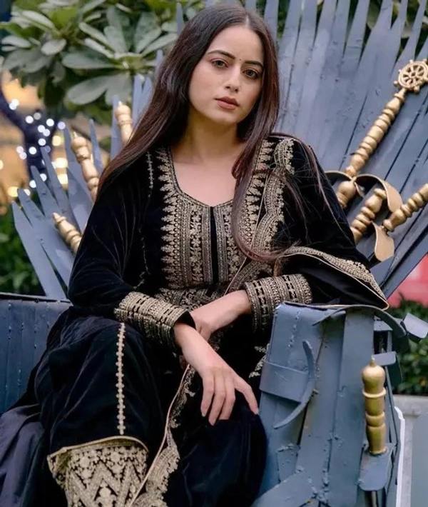 New Designer Party Wear Look Top-Dupatta and Fully Stiched Bottom - XL