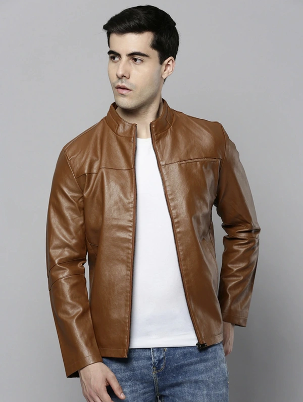 Show Off Leather Casual Jacket  - S
