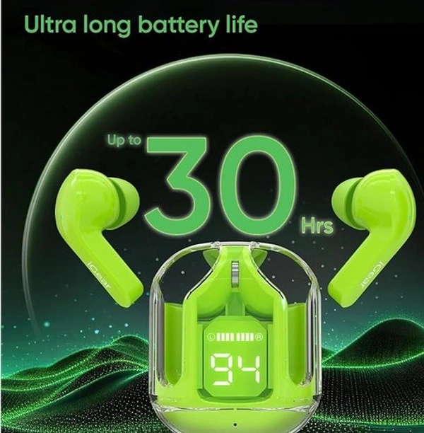TWS Earphone Wireless Bluetooth 5.0 Sport Headset ENC Reduction - Free Size
