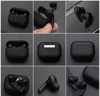 Airpods Pro With Wireless Charging Case Active noise cancellation enabled Bluetooth Headset (Black, True Wireless) - Free Size