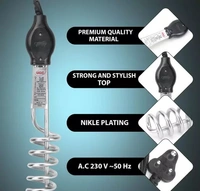 Premium High Quality Waterproof & Shockproof 1500W Shock Proof Immersion Heater Rod (water) - Free Size