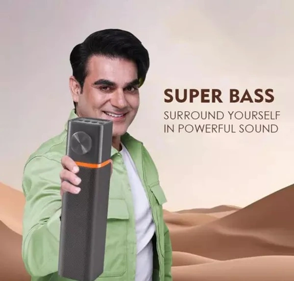 KHALIFA BLUETOOTH SPEAKER (GREY SERIES ) - Free Size