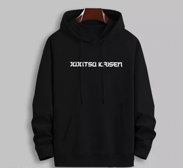MENS ANIME PRINTED HOODIES 220GSM FLEECE - L