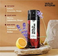 Wild Stone Ultra Sensual Deodorant for Men, Long Lasting Intense Fragrance, Pack of 2 (150ml each) - Free Size