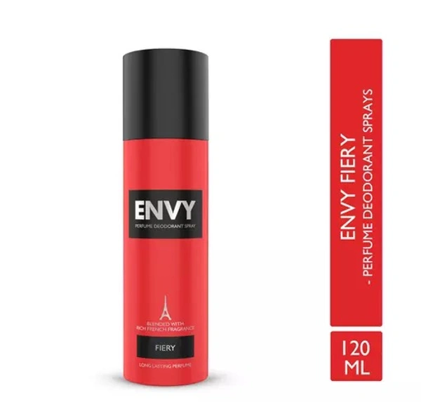 ENVY Fiery Deodorants Spray - 120ML - Free Size