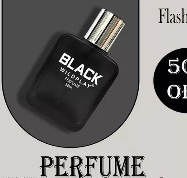 Wildplay Black 30ml Spray Perfume For Man - Free Size