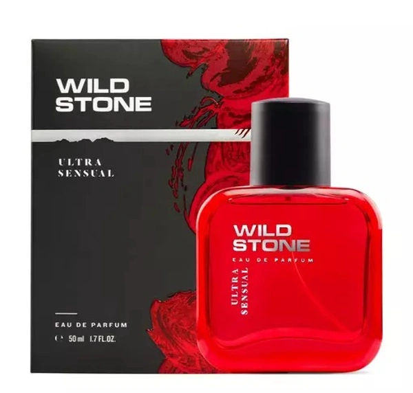 Wild Stone Ultra Sensual Spray Perfume for Men 50 ML - Free Size