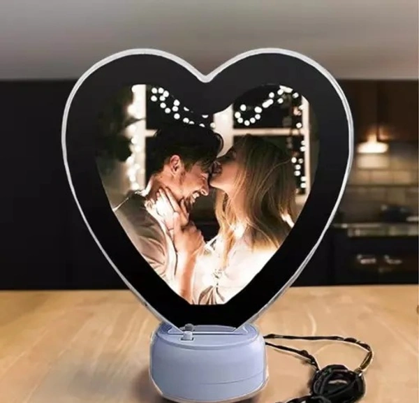  Samar MAGIC MIRROR PHOTO FRAME CUSTOMISED GIFT FOR BEST FRIEND , MOM , DAD , BIRTHDAY , ANNIVERSARY BEST GIFT - Free Size