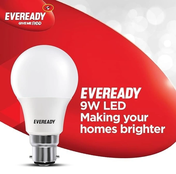 Eveready 9W LED Light Bulb | Cool Day Light (6500K) | Pack of 1