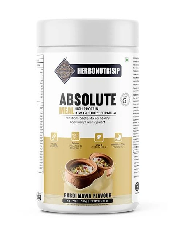 Herbonutrisip Absolute Meal Shake 500G - Rabdi Mawa