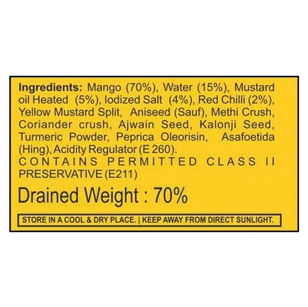 Chokhi Dhani Mango Pickle 500 g
