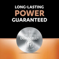 Duracell Specialty CR2016 Lithium Coin Battery 3V – Pack of 2