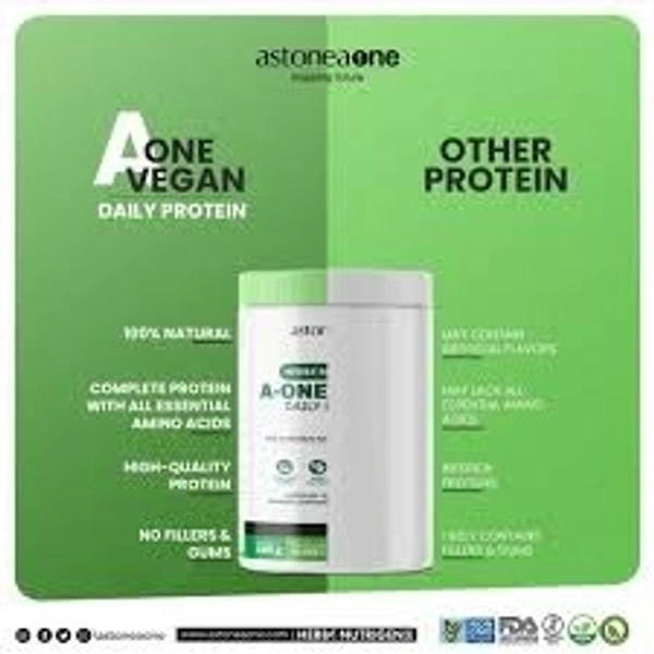 ASTONEAONE HERBONUTRIGENX A-ONE VEGAN PROTEIN POWDER 500G