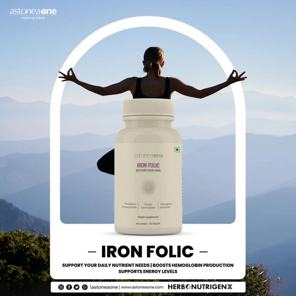 ASTONEAONE IRON FOLIC ACID 60TABS