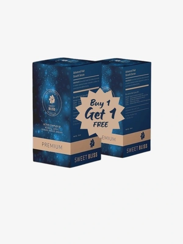 Sweet Bliss  Buy 1 Get 1 Free on Sweet Bliss Premium Hair Serum 30ML