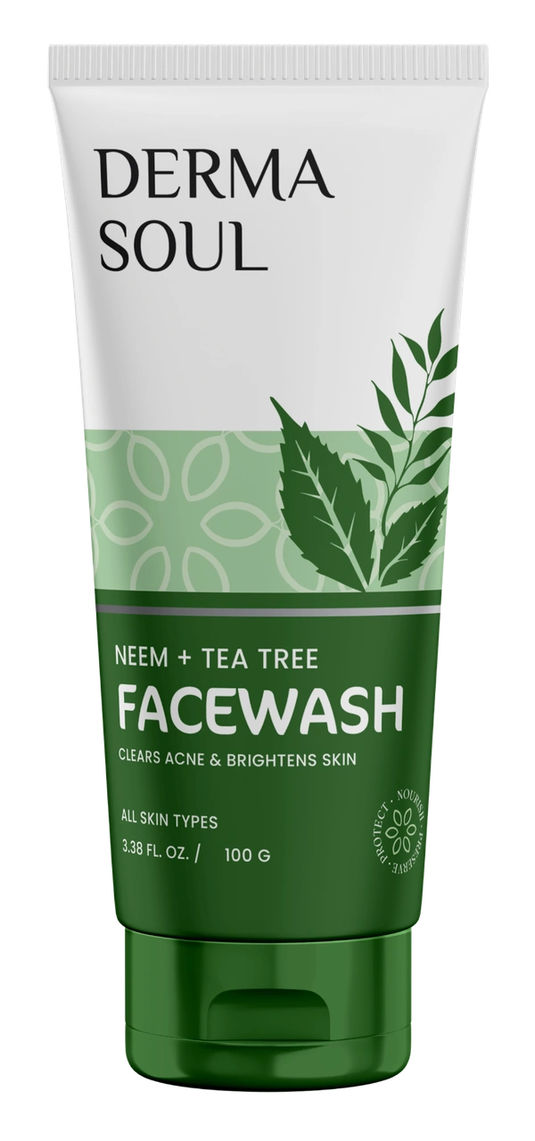 Astoneaone DrMaart Derma Soul Facewash with Neem & Tea Tree Oil – Acne & Oil Control – 100g