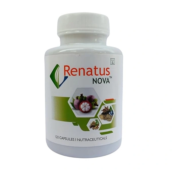 Renatus Nova Capsule 120 Ayurvedic - 12 Natural Ingredients for Overall Wellness - 120 Capsules