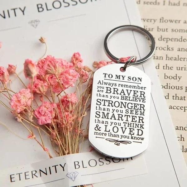 Monu Steele Key Ring - No
