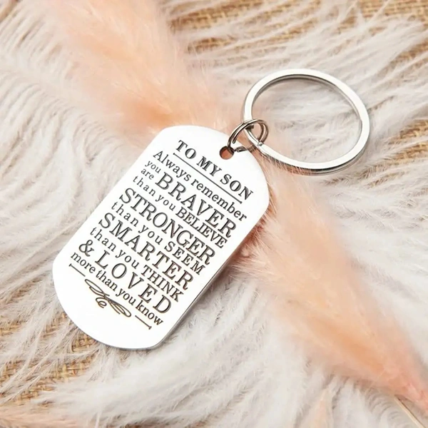 Monu Steele Key Ring - No