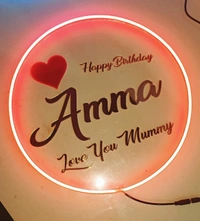 Glass Name Lighting Frame - mix Lighting, 15*15