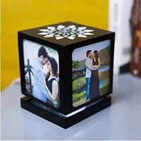 Rotating Lighting Lamp - Morocco Brown, 4*4