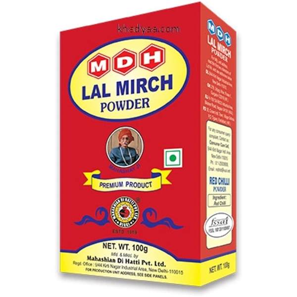 MDH Lal Mirch Powder 100 Gm