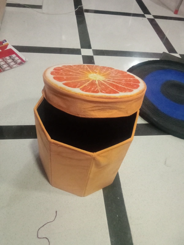 Storage Basket Stool 