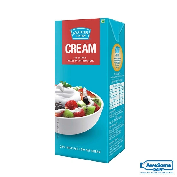 Mother Dairy Low Fat Cream 200ml