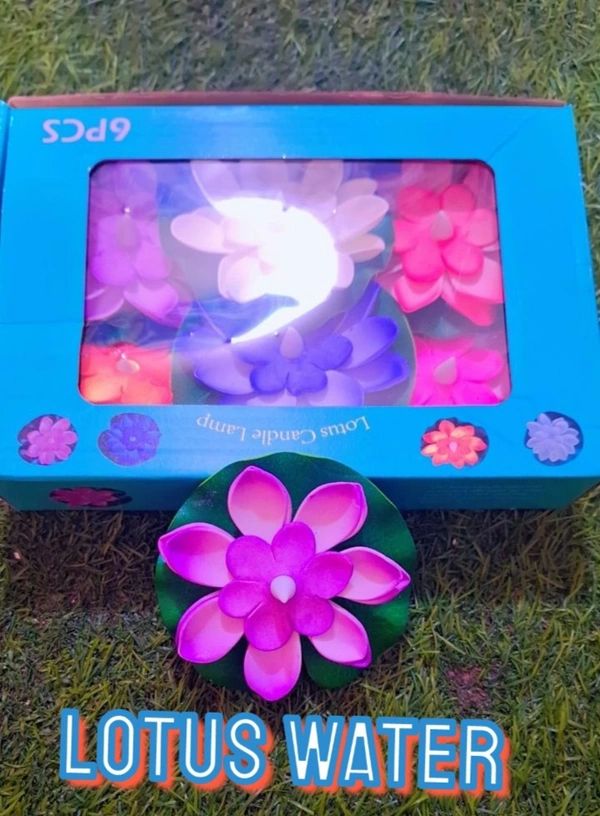 water lotus Diya