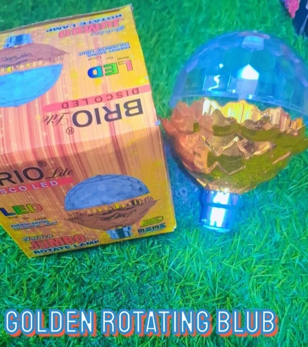 Golden Rotating Bulb
