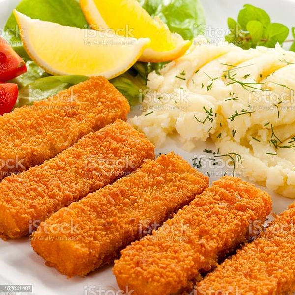 Fish Finger - Orange Crunchy, Medium Fingers