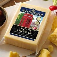 Stilton Blue Cheese And Westminster Vintage Cheddaro - Creamy White, 1000gm