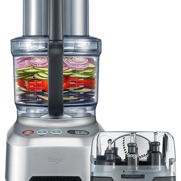 Sage 2000watts Food Processor - Silver, 2000watt Motor30yr Warranty