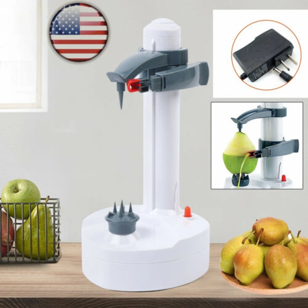 Electric Apple Peeler - White, Electric 150watt