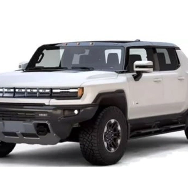 Hummer Ev Gmc - White Body Black Bumpers, 10000hp
