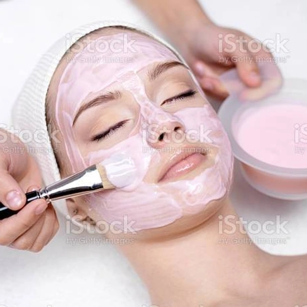 Face Masks - Pink Green  Grey White, Medium