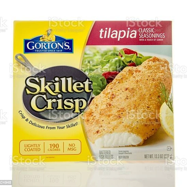 Gortons Skillet Tillapia - Crispy Brown, 500gm 24pcs
