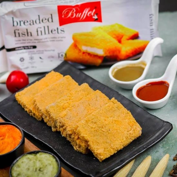 Breaded Fish Fillets - Inside White, 500gm 24pcs