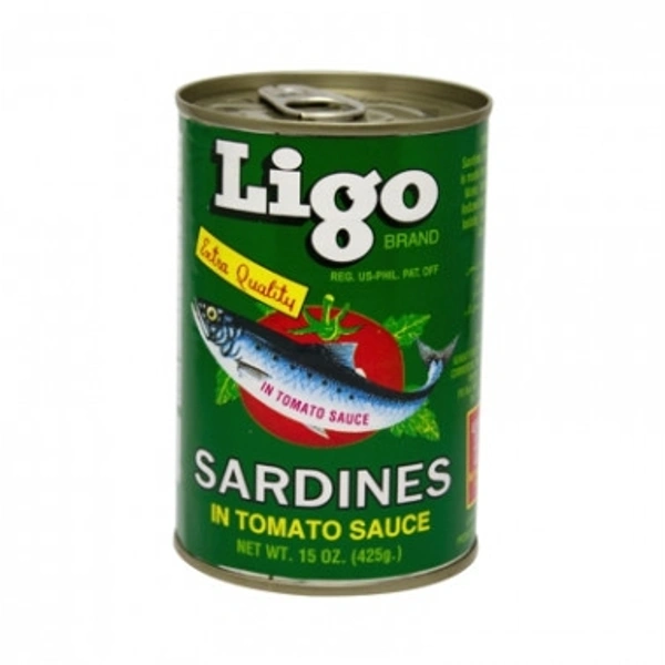 Ligo Sardines In Tomatoe Sauce - Green, 300gm