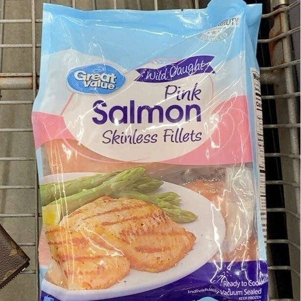 Pink Salmon Fillets - 500gm, Blue Seal Pack