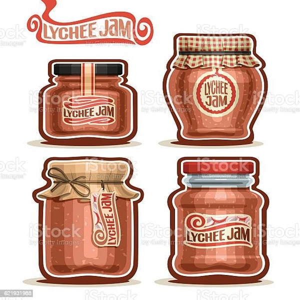 Lichi Jam - Alto, 500gm 350gm 2kg 1kg