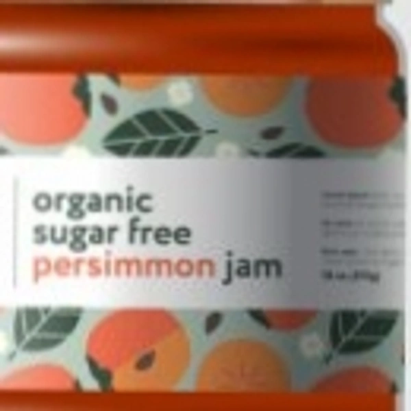 Persimmon Sugarfree Organic Jam - Yellow Orange, 500gm 1kg 6kg