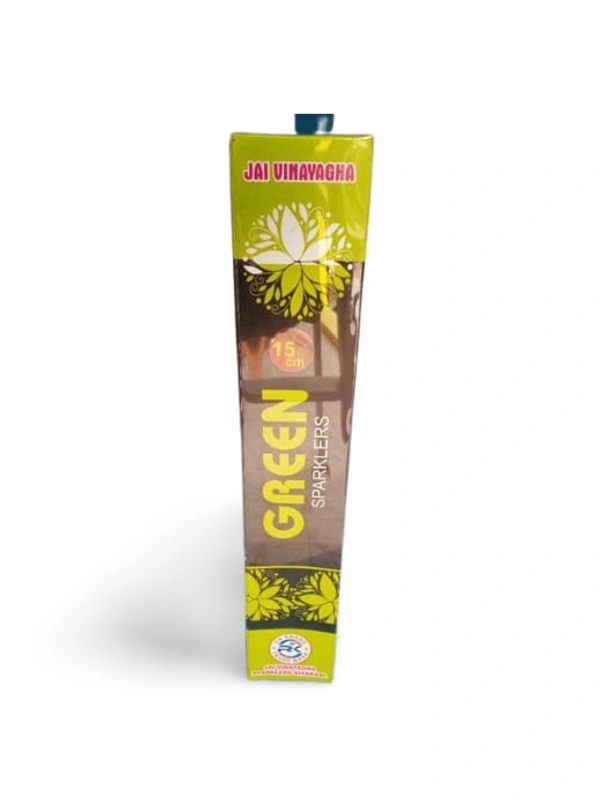 15 Green Sparklers crackers 