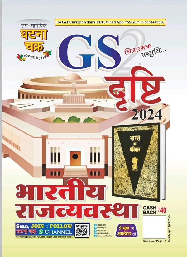 घटना चक्र भारतीय राजव्यवस्था 2024 (GS दृष्टि चित्रात्मक प्रस्तुति)