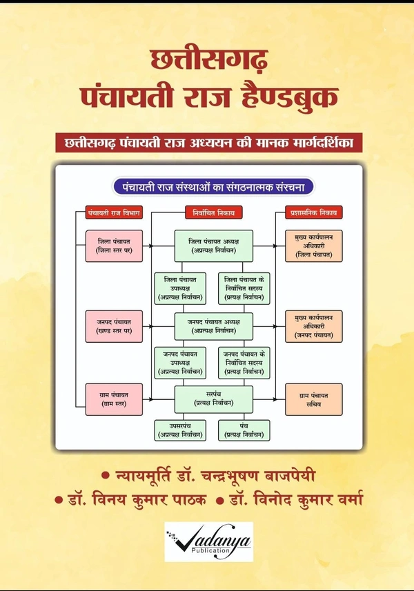 पंचायती राज हैंडबुक | छत्तीसगढ़ पंचायती राज अध्ययन की मानक मार्गदर्शिका | लेखक: न्यायमूर्ति डॉ. चंद्रभूषण बाजपेयी, डॉ. विनय कुमार पाठक और डॉ. विनोद कुमार शुक्ल और 