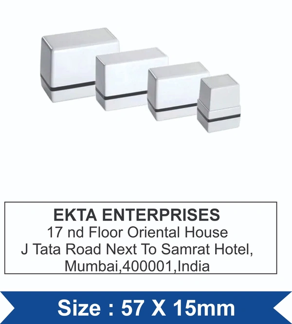 Address Pre-Ink Stamp (3Line) (57x 15mm)