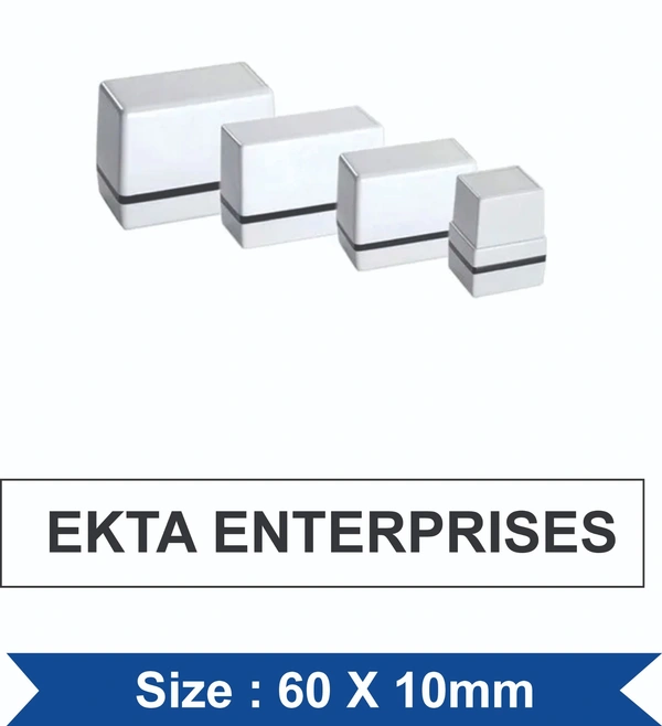 Single Line Pre-Ink Stamp (60x10 mm)